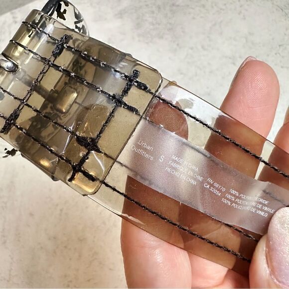 ᴇᴜᴄ ᴜᴏ ᴄʟᴇᴀʀ ᴘʟᴀꜱᴛɪᴄ 80ꜱ ɪɴꜱᴘɪʀᴇᴅ ʙᴇʟᴛ - Picture 6 of 11